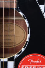 Load image into Gallery viewer, Fender Tim Armstrong Hellcat Concert Acoustic Electric Guitar Checkerboard