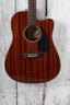 Fender 2016 CD-60CE All Mahogany Acoustic Electric Guitar with Hardshell Case