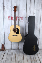 Load image into Gallery viewer, Washburn Apprentice D5 Dreadnought Acoustic Guitar Natural with Hardshell Case