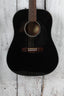 Fender 2017 CD-60S Dreadnought Acoustic Guitar Solid Spruce Top Black Gloss