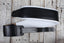 Levy's M26PD-BLK_WHT 3 inch Top Grain Leather Guitar Straps Tuxedo