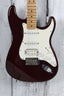 Fender 1999 Standard Strat HSS Electric Guitar Midnight Wine with Gig Bag