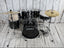 Tama Imperialstar IE58C 5 Piece Drum Set w Snare & Meinl Cymbals Hairline Black