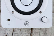 Load image into Gallery viewer, Yamaha HS4 PAIR OF TWO Powered Studio Monitor Bi Amp 2 Way Active Speakers White