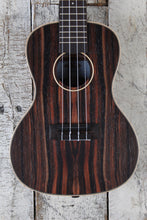 Load image into Gallery viewer, Kala Striped Ebony Concert Ukulele Satin Finish Uke KA-EBY-C