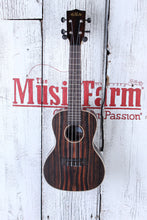 Load image into Gallery viewer, Kala Striped Ebony Concert Ukulele Satin Finish Uke KA-EBY-C