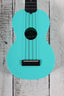 Kala Soprano Waterman Ukulele Aqua Mist Glow in the Dark Uke with Gig Bag