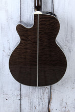 Load image into Gallery viewer, Takamine GN75CE Mini Jumbo Acoustic Electric Guitar Transparent Black Finish