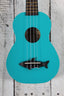 Makala Mako Blue Soprano Shark Ukulele with Gig Bag