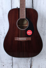 Load image into Gallery viewer, Fender CD-60S All Mahogany Dreadnought Acoustic Guitar Natural Gloss