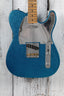 Fender 2022 J Mascis Telecaster Electric Guitar Bottle Rocket Blue Flake Finish
