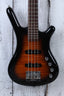 Warwick RockBass 4 String Bass Guitar Almond Sunburst Transparent