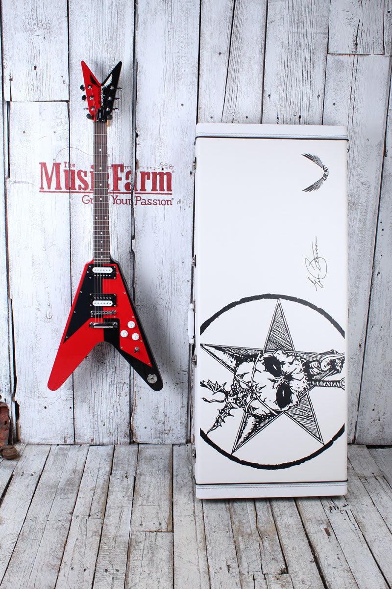 Dean Michael Schenker Retro V Electric Guitar with Hardshell Case
