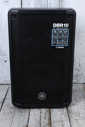 Yamaha DBR10 10 Inch 2 Way Bi Amp Powered Loudspeaker 700 Watt Active Speaker