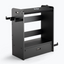 On-Stage GWS5000B Guitar and Bass Workstation with Instrument Hanger Cable Hanger Accessory Tray Amp Shelf