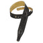 MS17T04-BLK Levy's 2.5 Inch Suede Leather Guitar