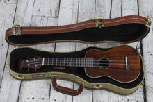 Load image into Gallery viewer, Stagg Soprano Ukulele Hardshell Case Vintage Tweed with Gold Hardware GCX-UKS-GD