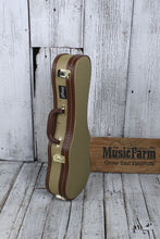 Load image into Gallery viewer, Stagg Soprano Ukulele Hardshell Case Vintage Tweed with Gold Hardware GCX-UKS-GD