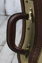 Load image into Gallery viewer, Stagg Soprano Ukulele Hardshell Case Vintage Tweed with Gold Hardware GCX-UKS-GD