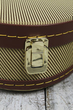 Load image into Gallery viewer, Stagg Soprano Ukulele Hardshell Case Vintage Tweed with Gold Hardware GCX-UKS-GD