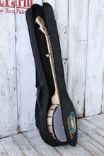 Load image into Gallery viewer, Deering Deluxe Padded Gig Bag for Open Back Banjo w Adjustable Backpack Straps