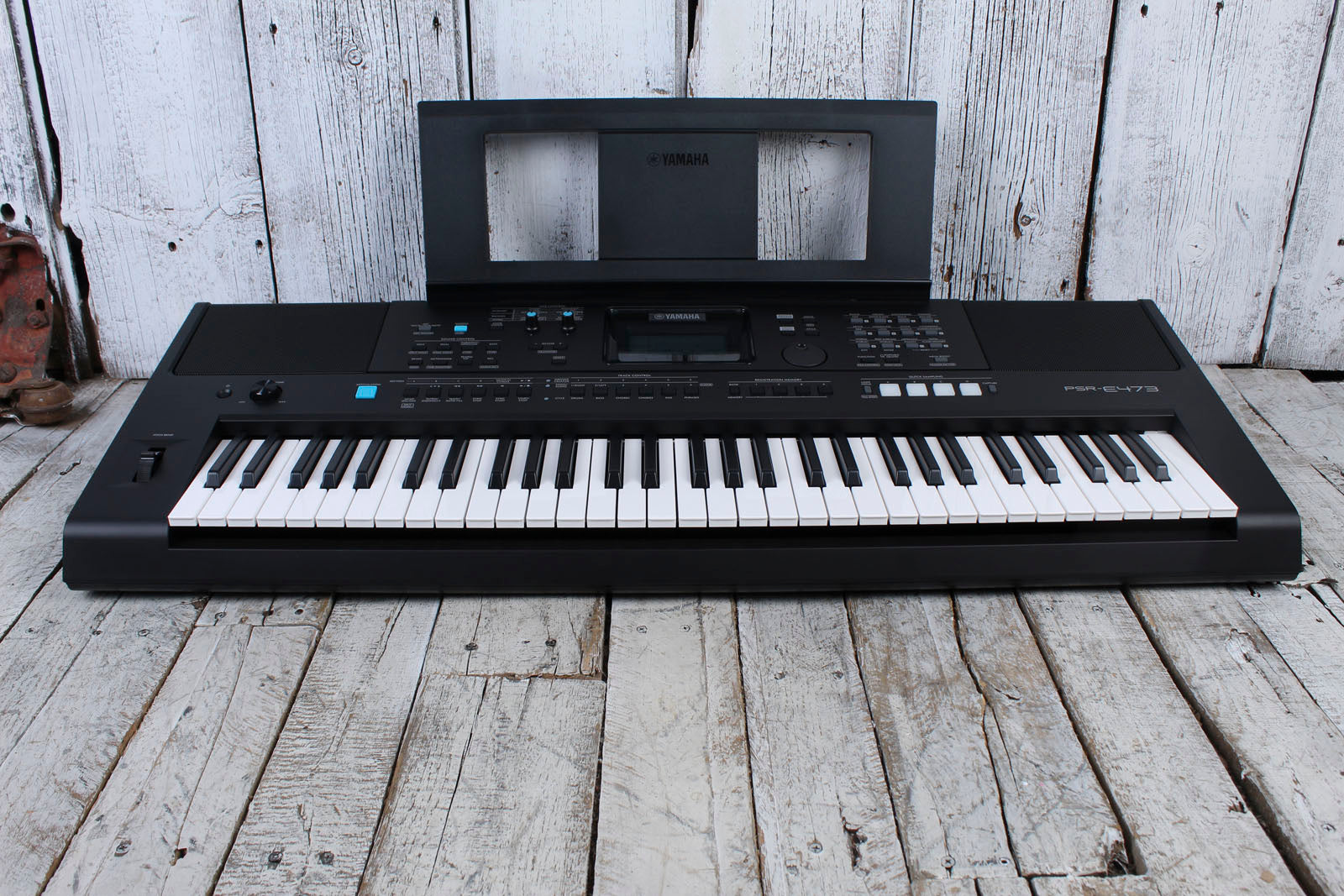 Yamaha PSR-E473 61 Key Portable Keyboard with 820 Voices and Pitch