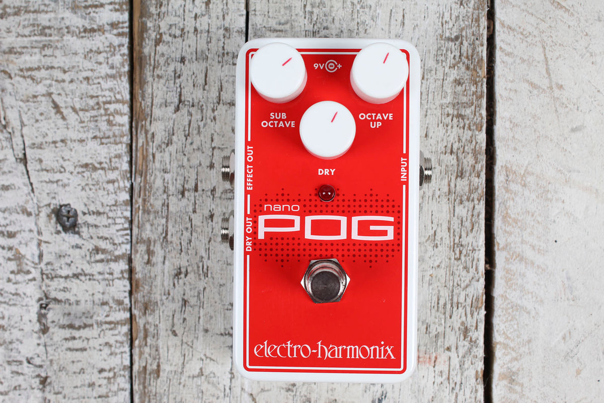 Electro-Harmonix Nano Pog Polyphonic Octave Generator Guitar Effects Pedal