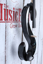 Load image into Gallery viewer, Stagg 4/4 S Shaped Electric Violin Outfit Metallic Black with Headphones & Case