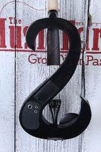 Load image into Gallery viewer, Stagg 4/4 S Shaped Electric Violin Outfit Metallic Black with Headphones & Case