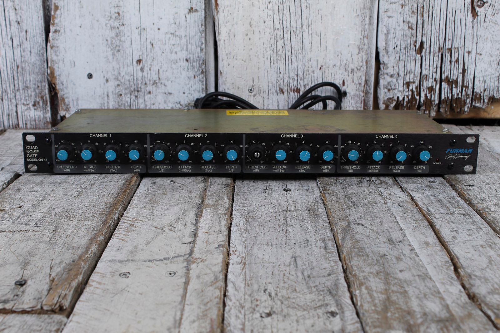 Furman QN-44 Quad Noise Gate 4 Channel Rack Mount Noise Gate – The