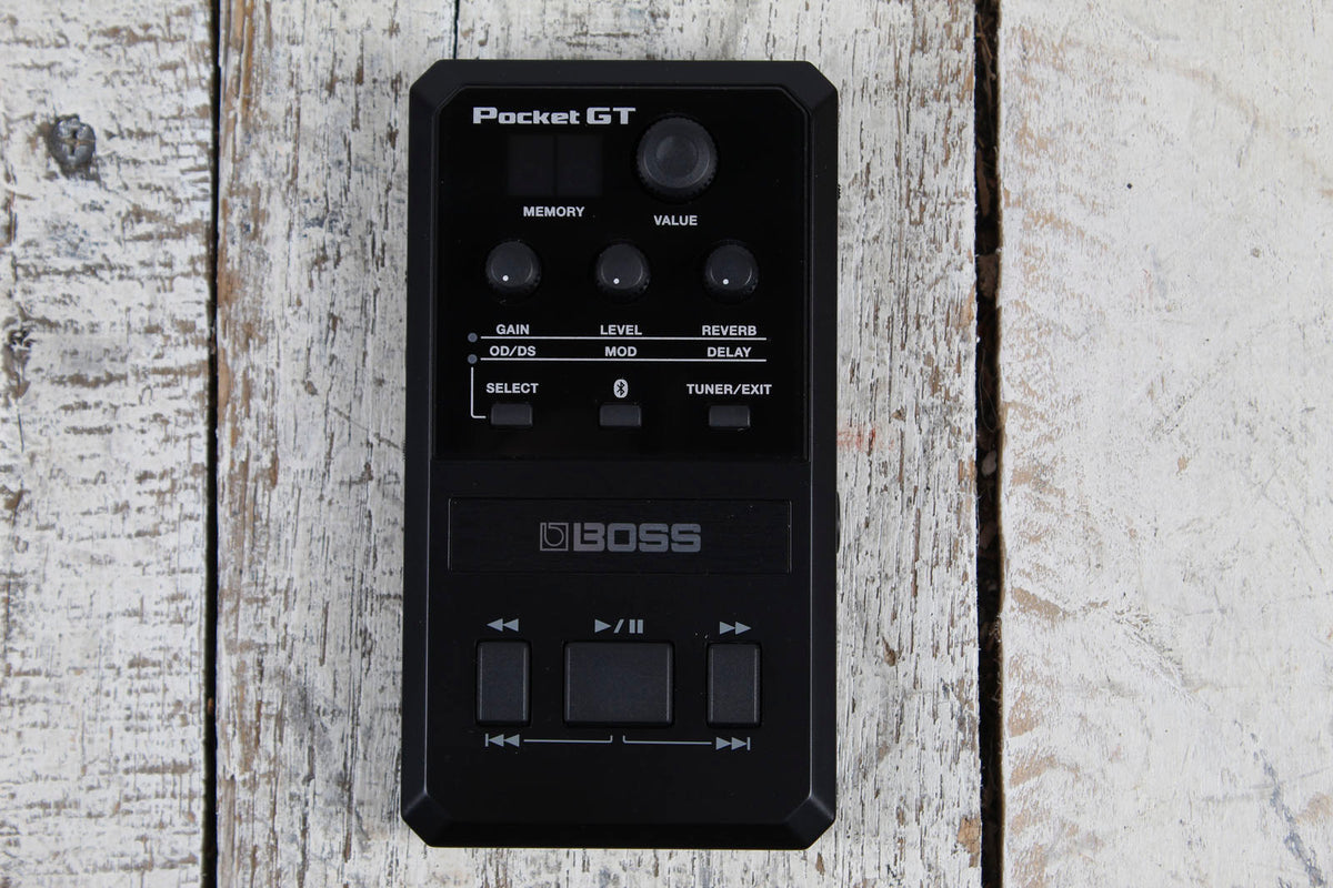 Boss Pocket GT Pocket Effects Processor Electric Guitar Amp Modeler FX  Processor