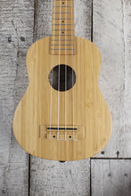 Load image into Gallery viewer, Kala Bamboo Soprano Ukulele All Solid Bamboo Uke Satin Natural Finish KA-BMB-S