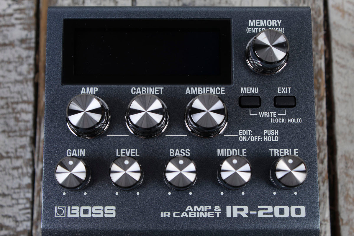 Boss IR-200 Amp & IR Cabinet Amplifier Simulator Pedal & Impulse 