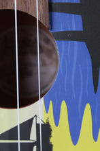 Load image into Gallery viewer, Luna Uke Kauwela Summer Concert Ukulele Custom Kauwela Summer Graphic w Gig Bag