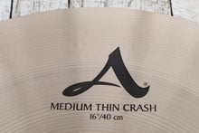 Load image into Gallery viewer, Zildjian A Zildjian Medium Thin Crash 16" Medium Thin Crash Drum Cymbal A0230
