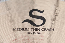 Load image into Gallery viewer, Zildjian S Family Medium Thin Crash Cymbal 18 Inch Crash Drum Cymbal