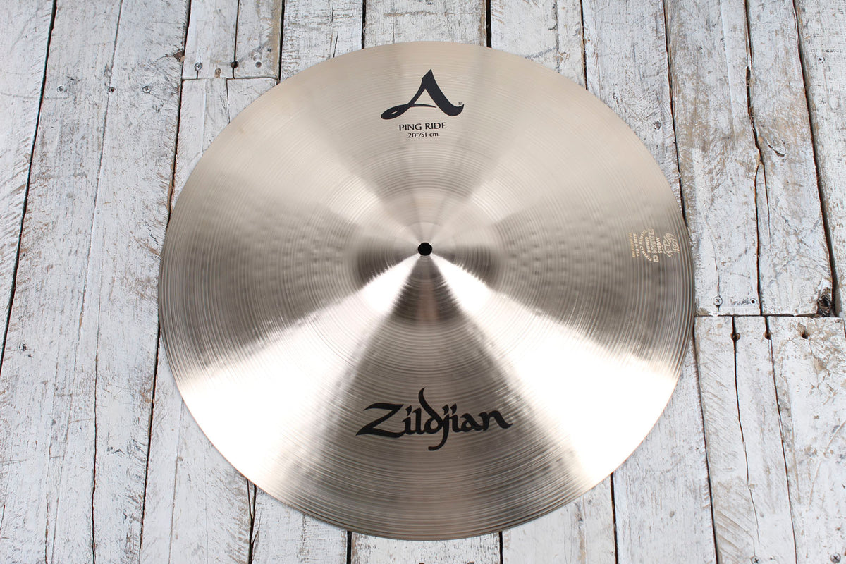 Zildjian A Zildjian Ping Ride Cymbal 20 Inch Ping Ride Drum Cymbal A00 –  The Music Farm