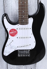 Load image into Gallery viewer, Fender® Squier Mini Stratocaster Left Handed Electric Guitar Lefty Strat Black