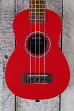 Load image into Gallery viewer, Kala Ukadelic Cherry Bomb Soprano Ukulele All Wood Uke UK-CHERRYBOMB w Tote Bag