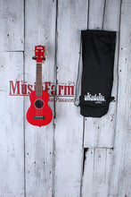 Load image into Gallery viewer, Kala Ukadelic Cherry Bomb Soprano Ukulele All Wood Uke UK-CHERRYBOMB w Tote Bag