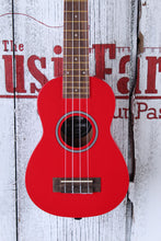 Load image into Gallery viewer, Kala Ukadelic Cherry Bomb Soprano Ukulele All Wood Uke UK-CHERRYBOMB w Tote Bag