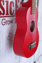 Load image into Gallery viewer, Kala Ukadelic Cherry Bomb Soprano Ukulele All Wood Uke UK-CHERRYBOMB w Tote Bag