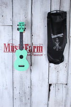 Load image into Gallery viewer, Kala Soprano Waterman Ukulele Sea Foam Green Matte Uke KA-SWB-GN with Tote Bag