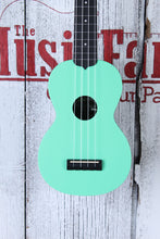 Load image into Gallery viewer, Kala Soprano Waterman Ukulele Sea Foam Green Matte Uke KA-SWB-GN with Tote Bag