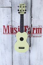 Load image into Gallery viewer, Kala Soprano Waterman Ukulele Glow-in-the-Dark Yellow with Tote Bag