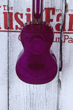 Load image into Gallery viewer, Kala Soprano Waterman Ukulele Fluorescent Purple Grape KA-SWF-PL with Tote Bag