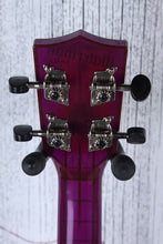 Load image into Gallery viewer, Kala Soprano Waterman Ukulele Fluorescent Purple Grape KA-SWF-PL with Tote Bag