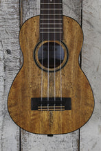 Load image into Gallery viewer, Kala Spalted Mango Long Neck Soprano Ukulele Satin Natural Uke KA-MG-SLNG