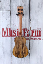 Load image into Gallery viewer, Kala Spalted Mango Long Neck Soprano Ukulele Satin Natural Uke KA-MG-SLNG