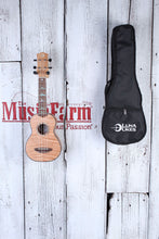 Load image into Gallery viewer, Luna UKE HTS EXM High Tide Exotic Mahogany Soprano Ukulele Natural with Gig Bag